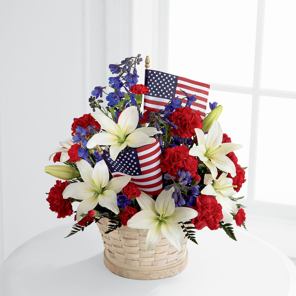 American Glory Bouquet – Sandelas Flower Shop, Chicago IL
