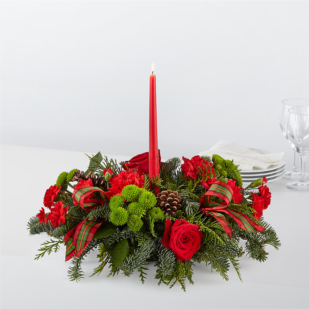 By the Candlelight Centerpiece – Sandelas Flower Shop, Chicago IL