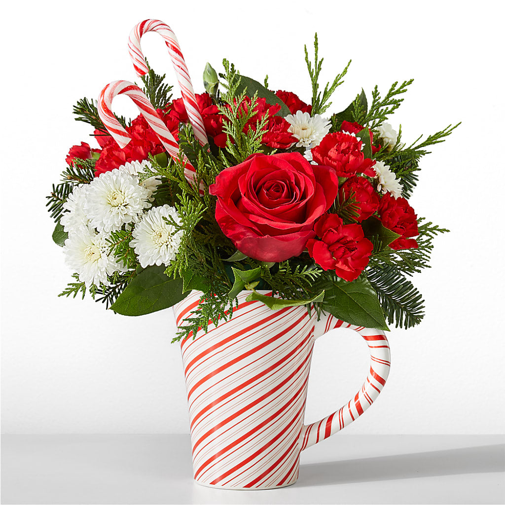 Peppermint Swirl Mug – Sandelas Flower Shop, Chicago IL