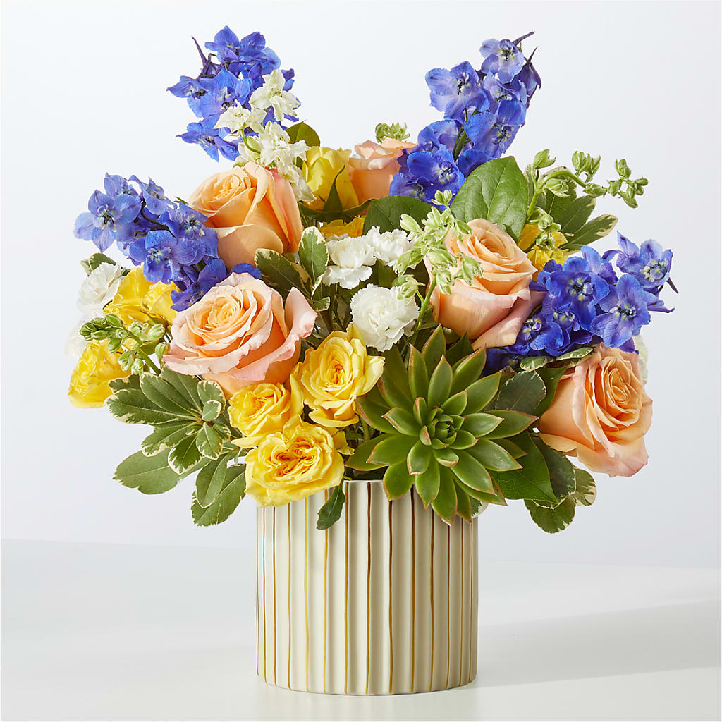 Cobalt Reverie Bouquet – Sandelas Flower Shop, Chicago IL