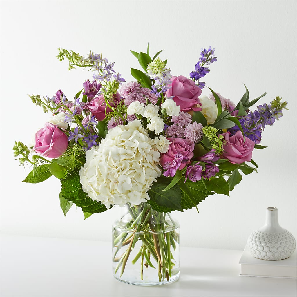 Violet Caress Bouquet – Sandelas Flower Shop, Chicago IL