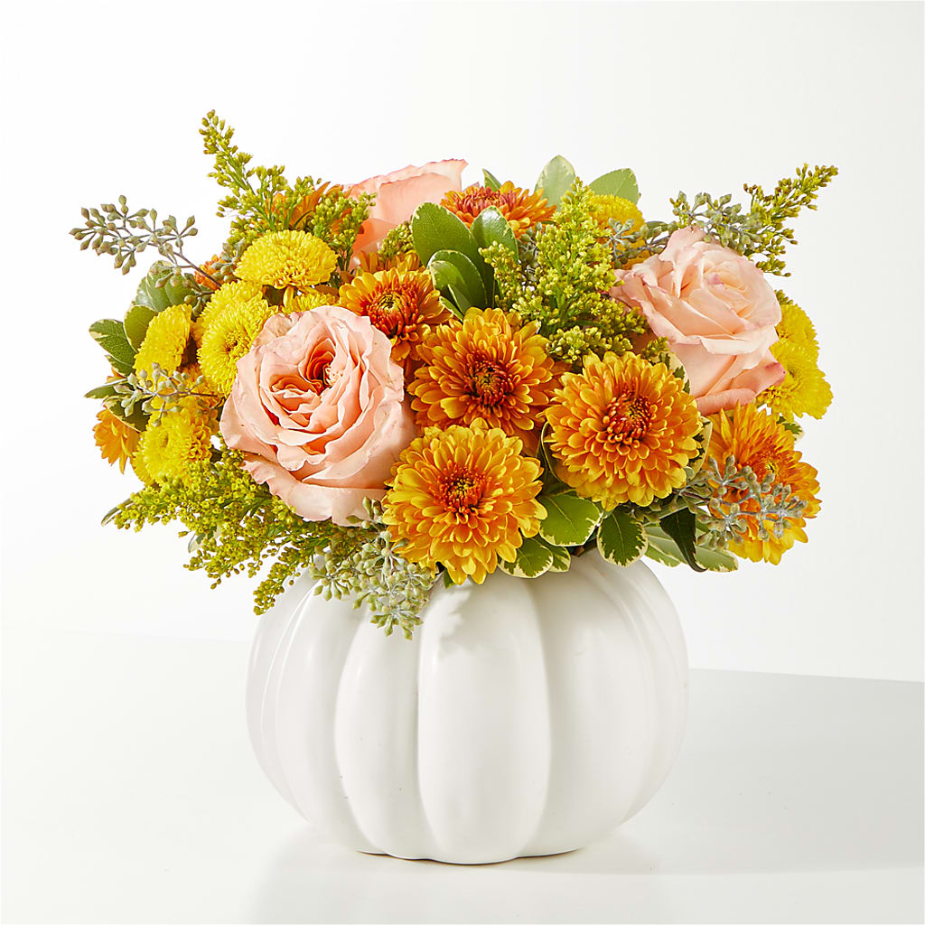 Peachy Pumpkin – Sandelas Flower Shop, Chicago IL