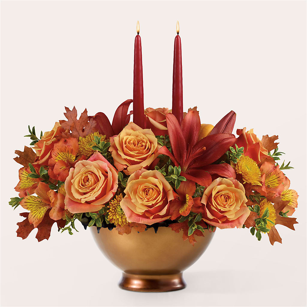 Harvest Table Centerpiece – Sandelas Flower Shop, Chicago IL