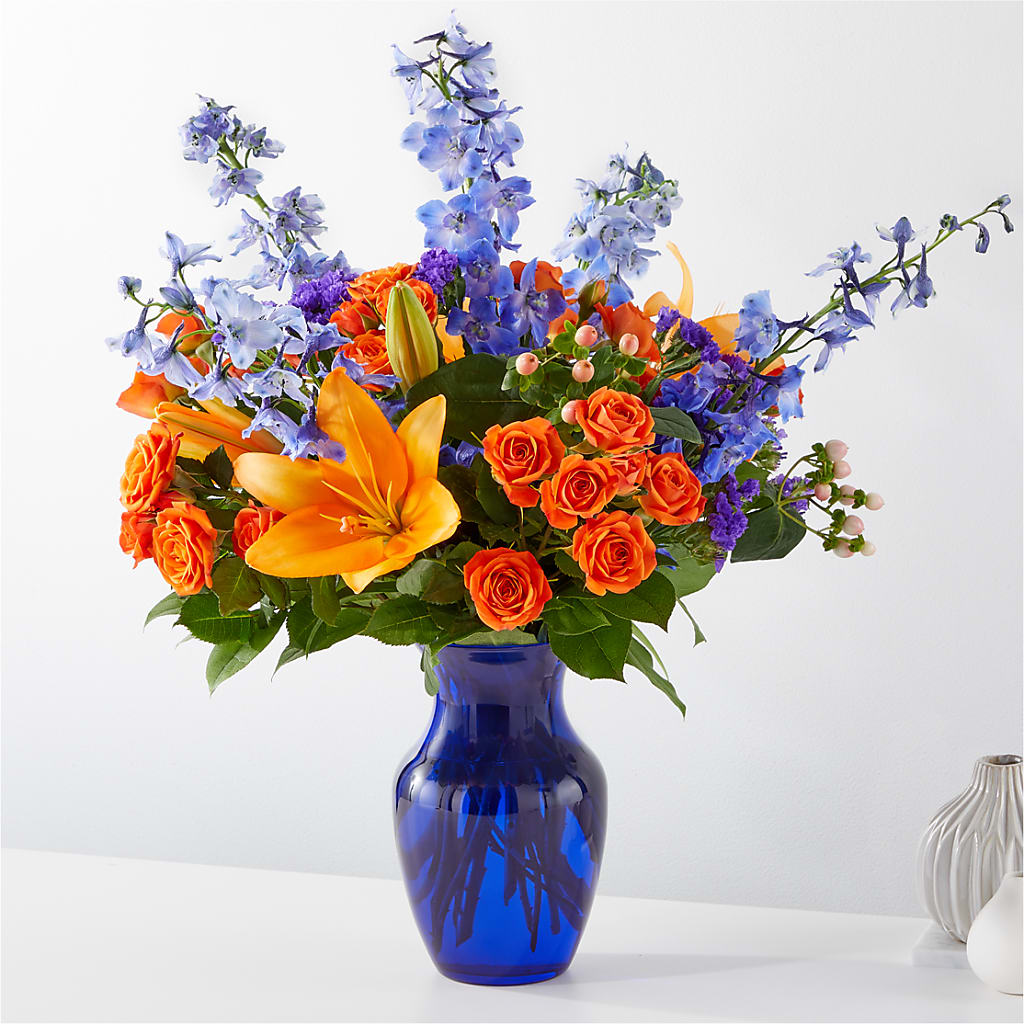 Radiant Citrus Bouquet – Sandelas Flower Shop, Chicago IL