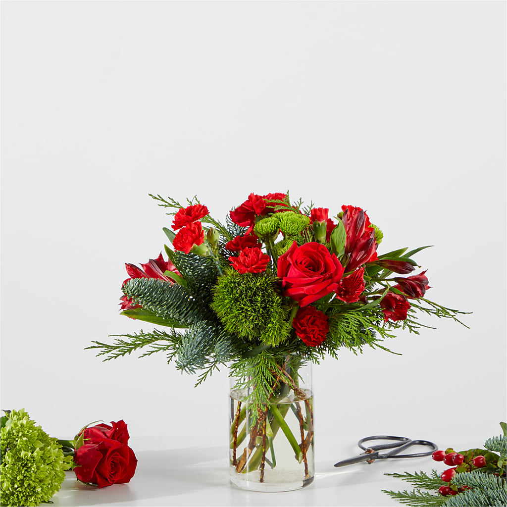 Merry Moment Bouquet – A Florist Original – Sandelas Flower Shop, Chicago IL