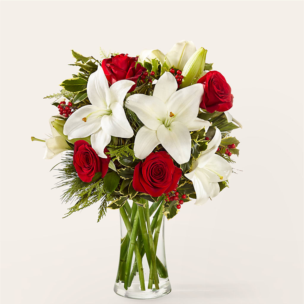 Sparkling Snowflakes Bouquet – Sandelas Flower Shop, Chicago IL