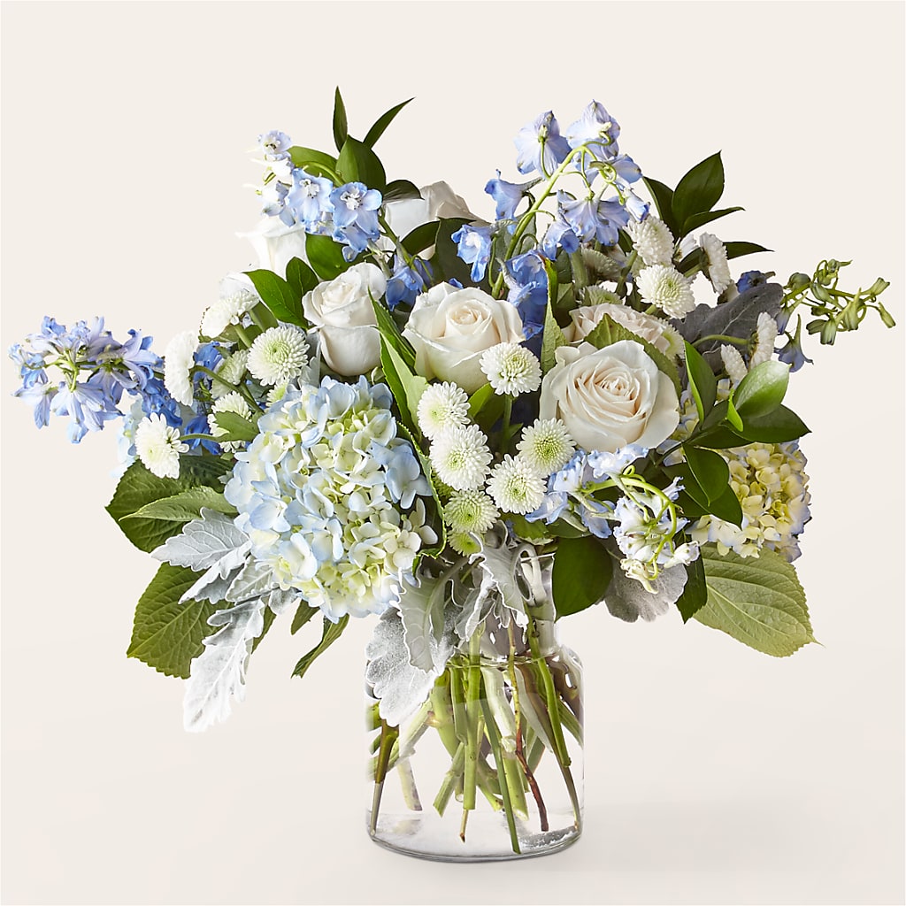 Clear Skies Bouquet – Sandelas Flower Shop, Chicago IL