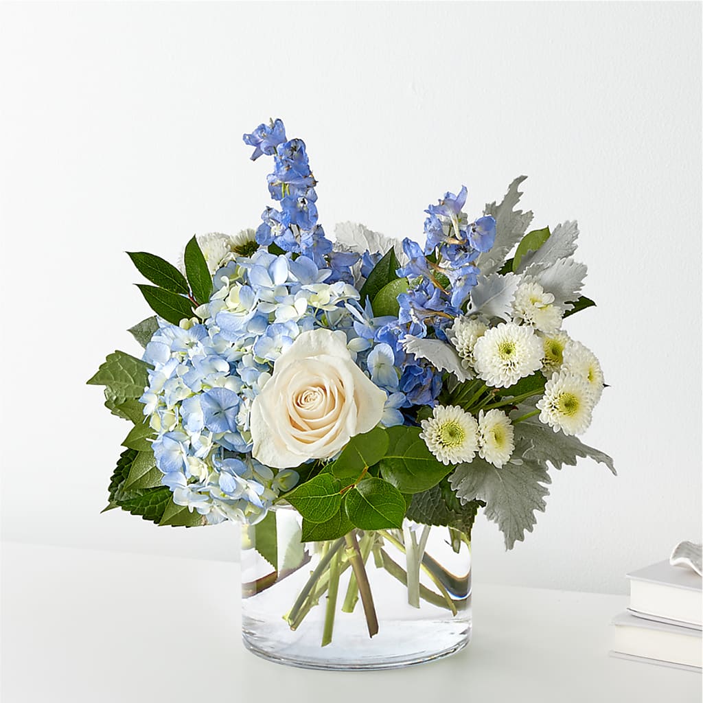 Clear Skies Bouquet – Sandelas Flower Shop, Chicago IL