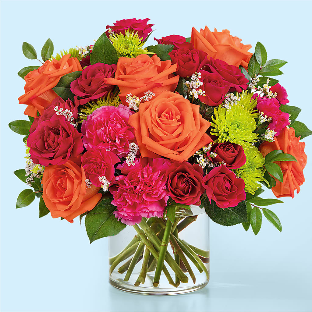 Colorful Carnival Bouquet – Sandelas Flower Shop, Chicago IL