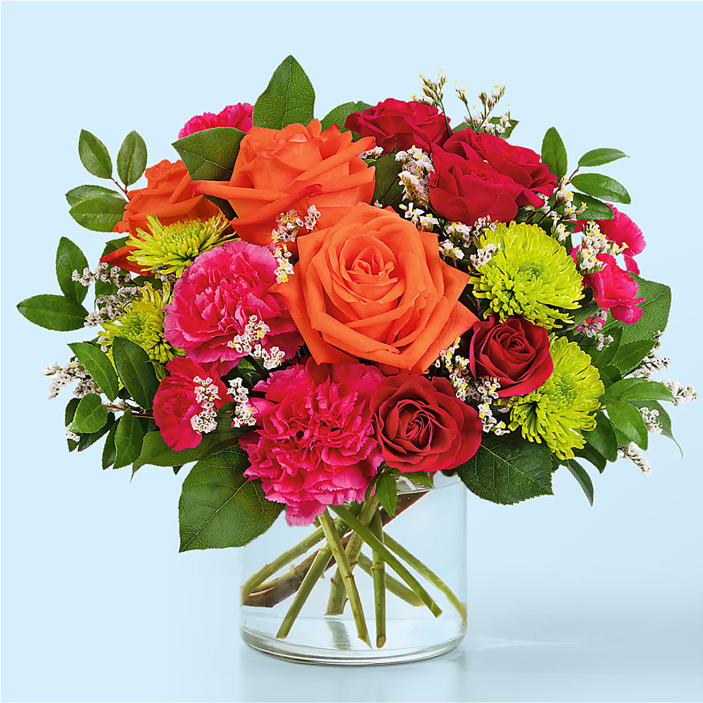 Colorful Carnival Bouquet – Sandelas Flower Shop, Chicago IL