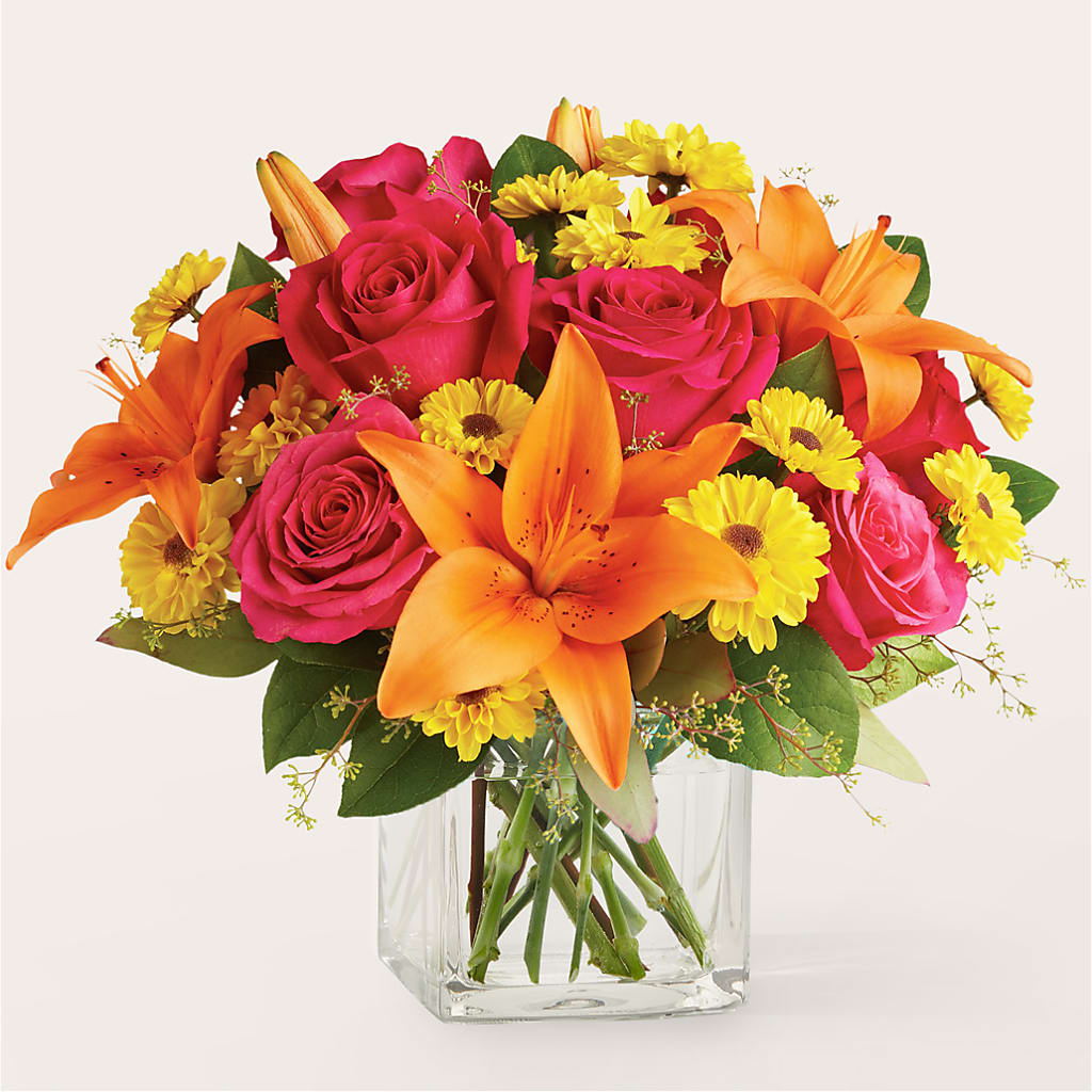 Neon Lights Bouquet – Sandelas Flower Shop, Chicago IL