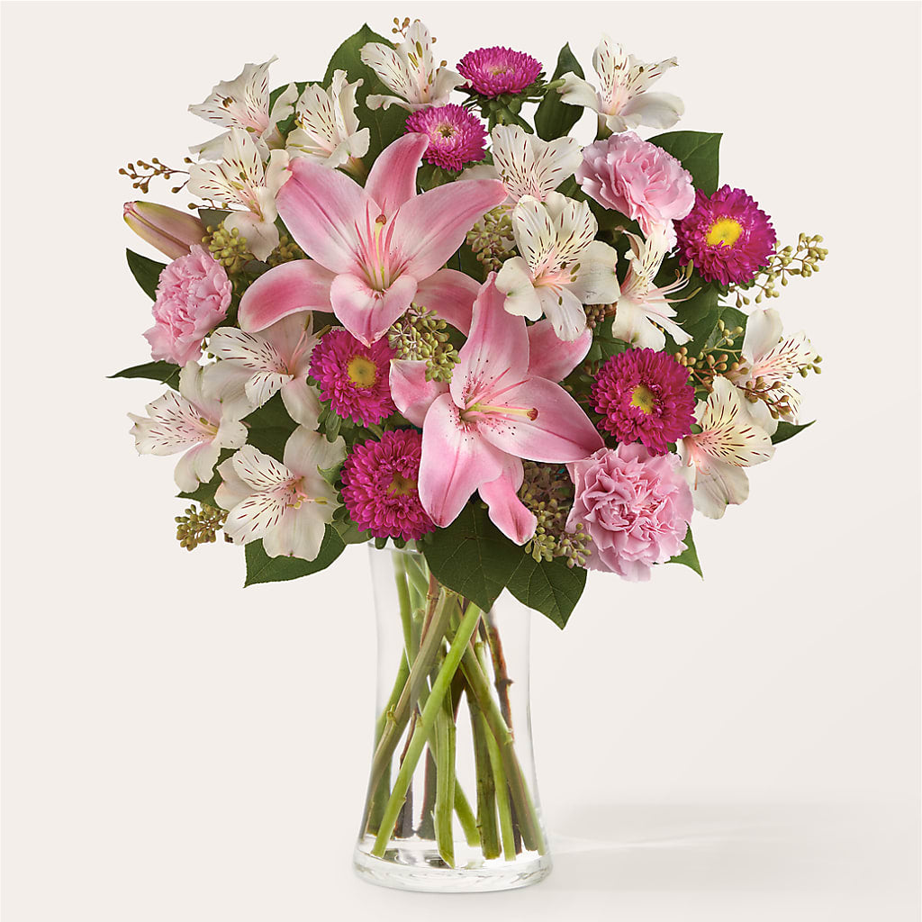 Feeling Fuchsia Bouquet – Sandelas Flower Shop, Chicago IL