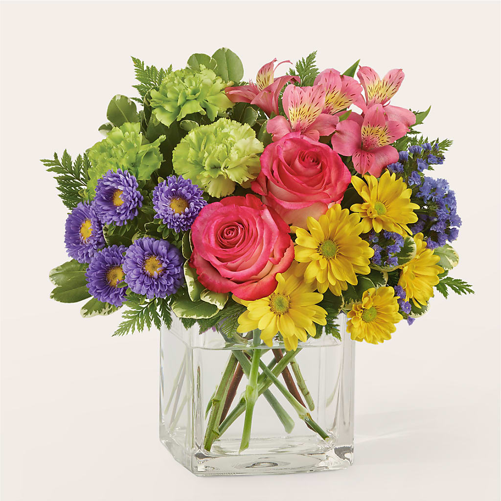 Candy Jar Bouquet – Sandelas Flower Shop, Chicago IL