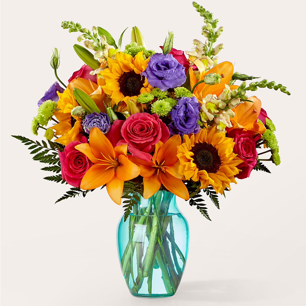 Double Rainbow Bouquet – Sandelas Flower Shop, Chicago IL