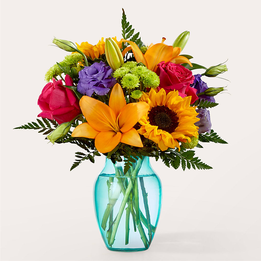 Double Rainbow Bouquet – Sandelas Flower Shop, Chicago IL