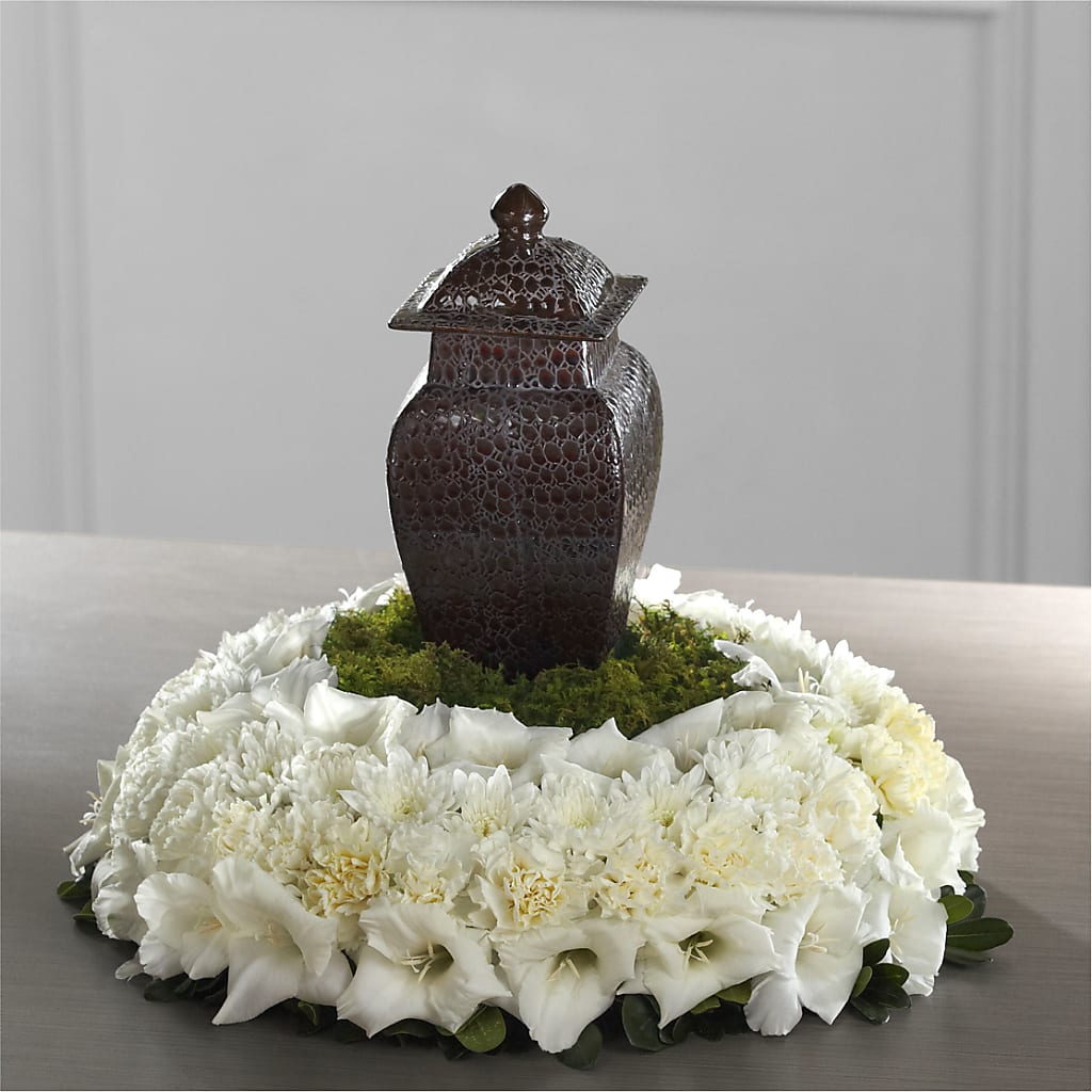 Encircling Grace Arrangement – Sandelas Flower Shop, Chicago IL