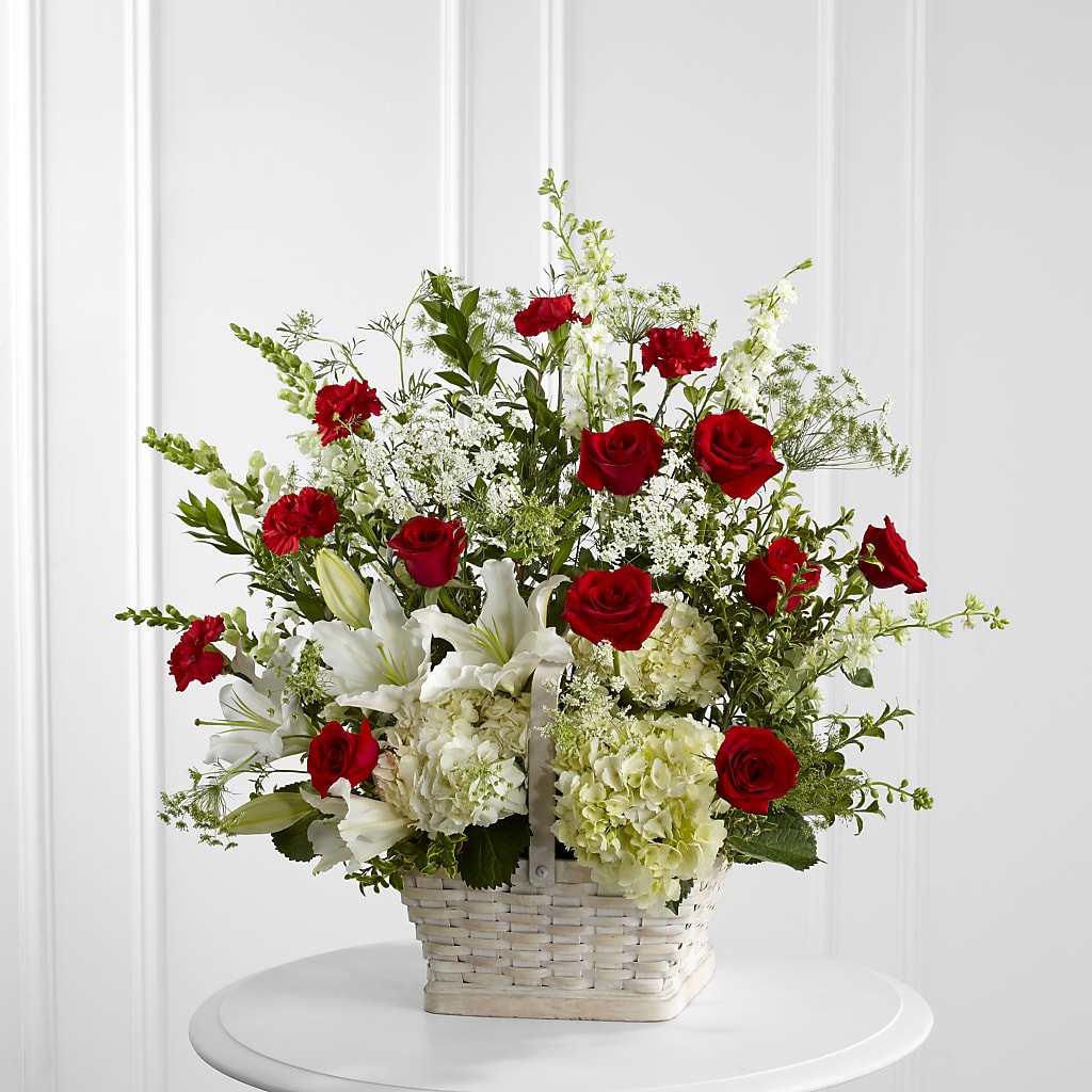 In Loving Memory Arrangement – Sandelas Flower Shop, Chicago IL