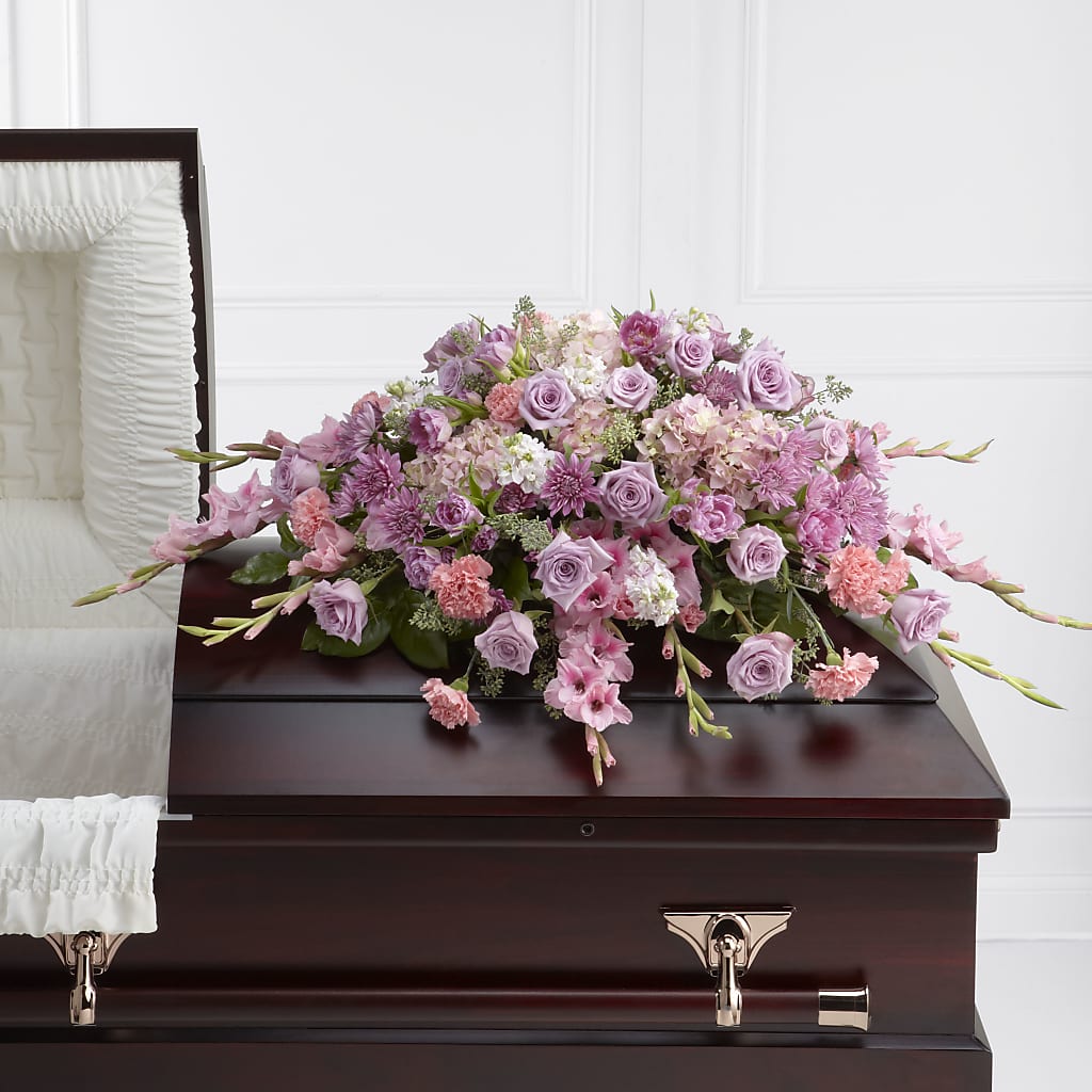 Immorata Casket Spray – Sandelas Flower Shop, Chicago IL