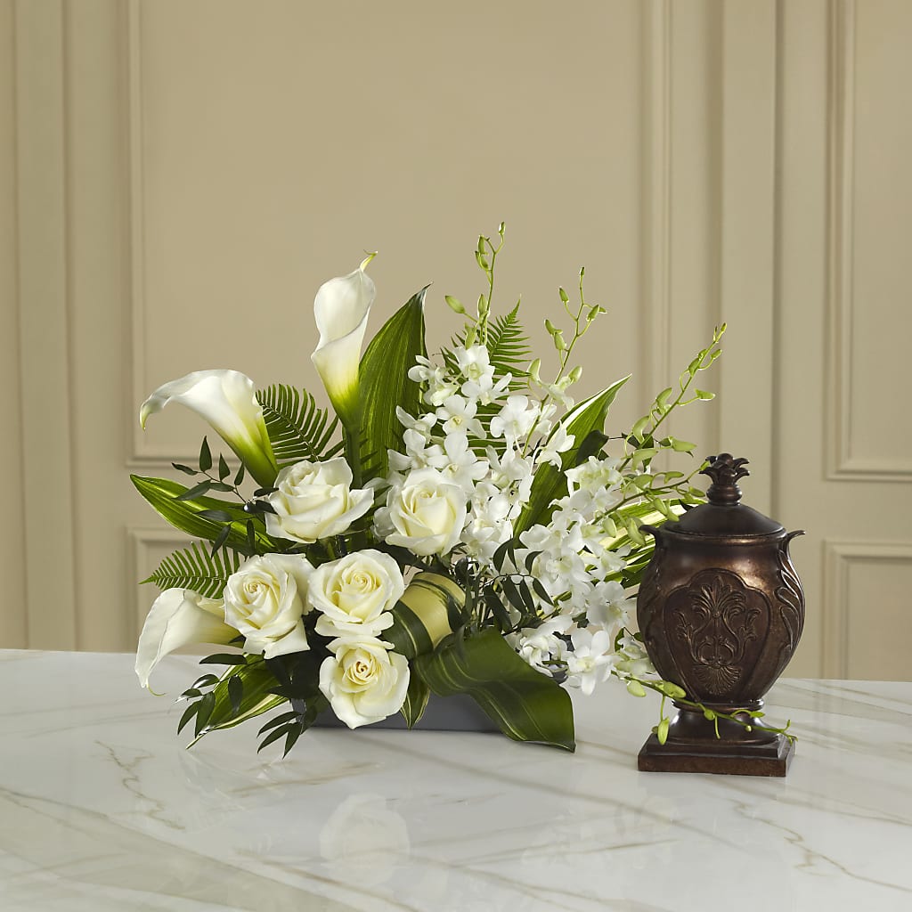 At Peace Arrangement – Sandelas Flower Shop, Chicago IL