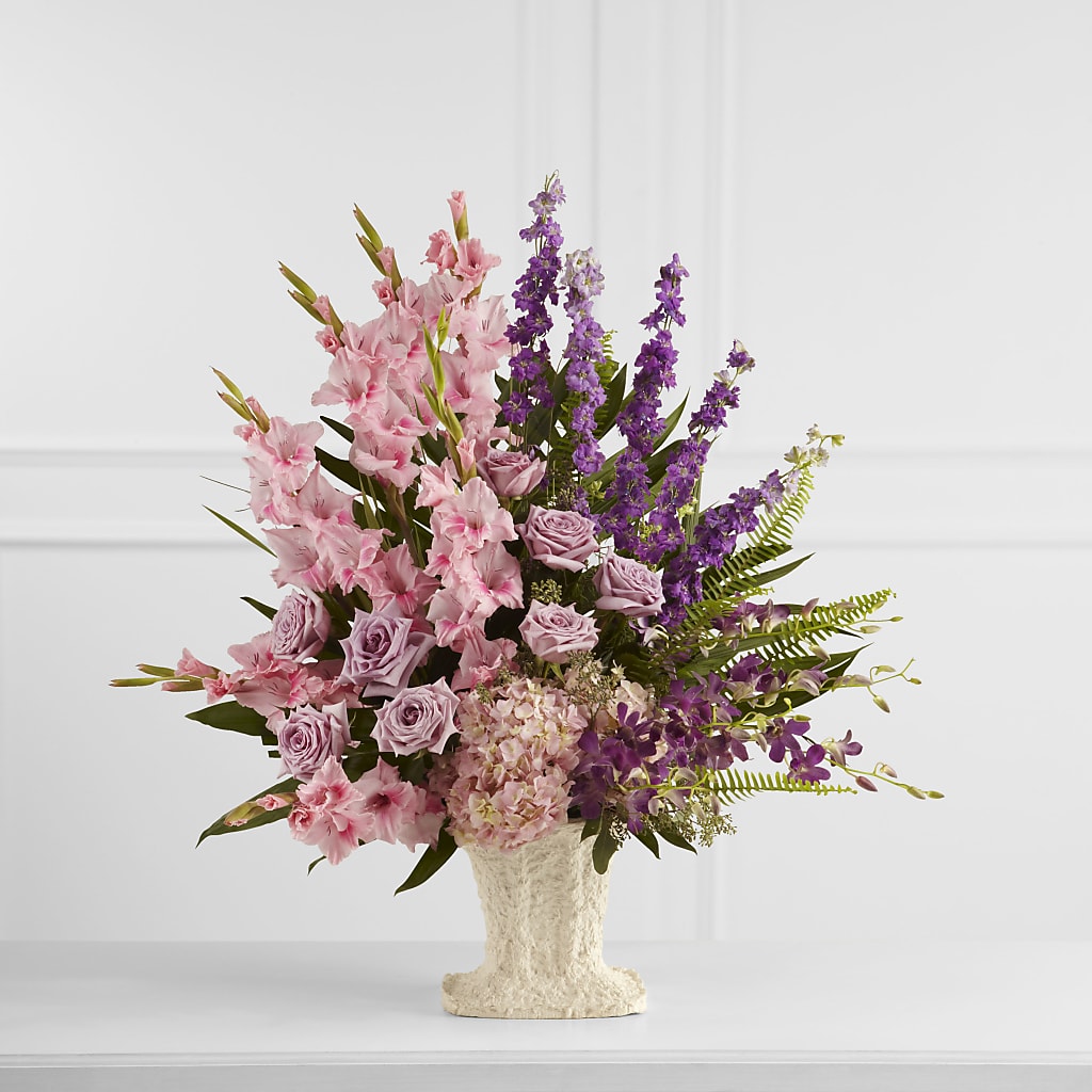 Flowing Garden Arrangement – Sandelas Flower Shop, Chicago IL