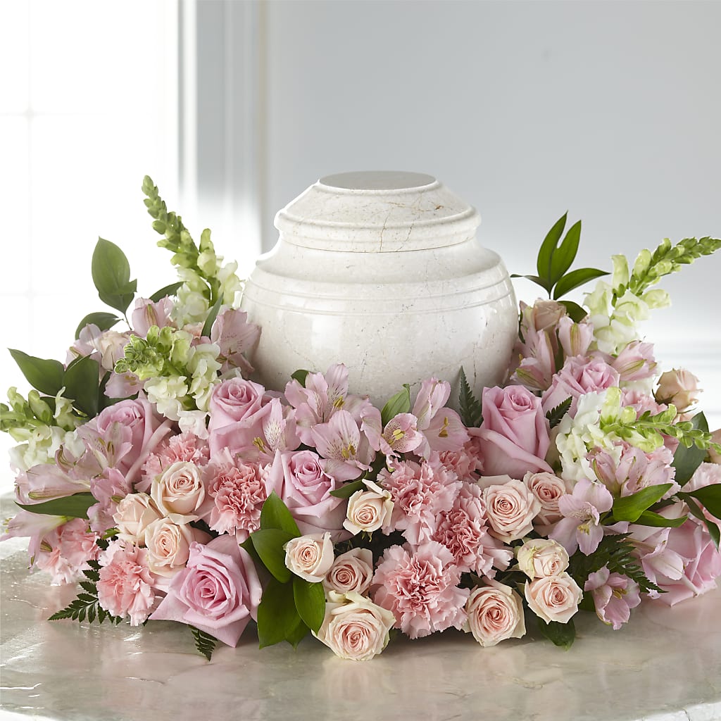 Blooms of Hope Cremation Adornment – Sandelas Flower Shop, Chicago IL