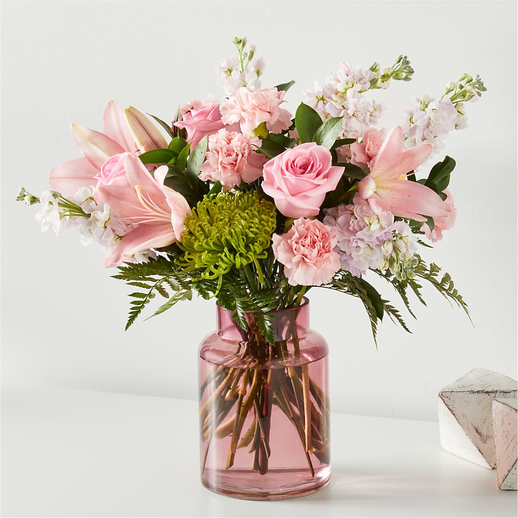 Pretty in Pink Bouquet – Sandelas Flower Shop, Chicago IL
