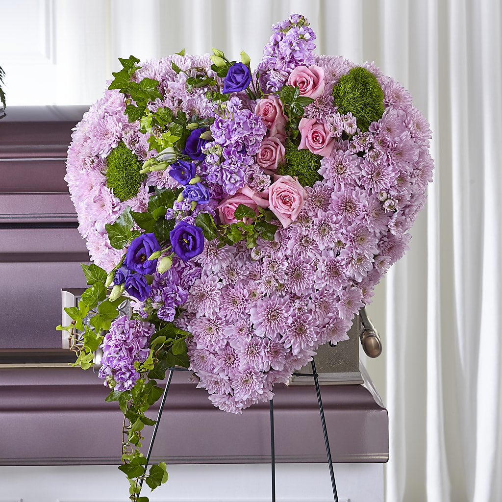 Treasured Love Standing Heart – Sandelas Flower Shop, Chicago IL