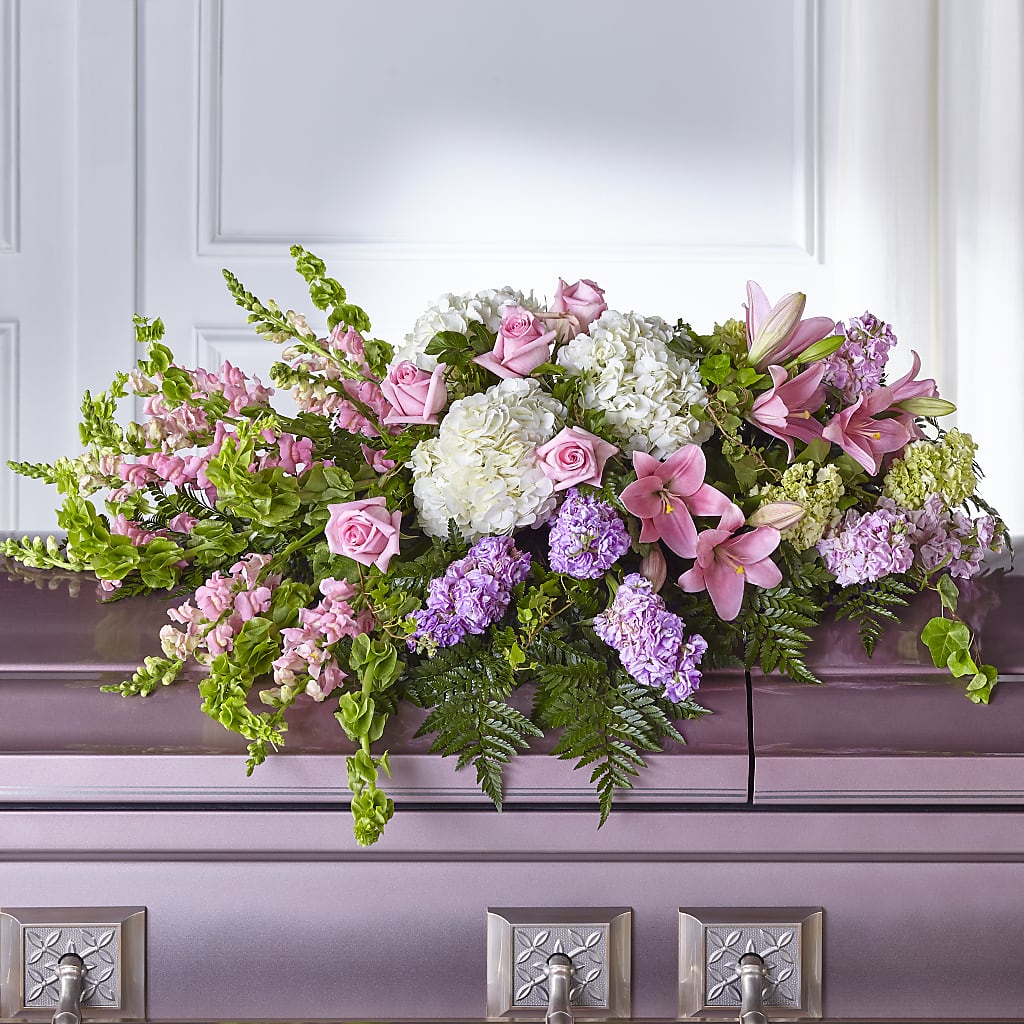 Life's Gratitude Casket Spray – Sandelas Flower Shop, Chicago IL