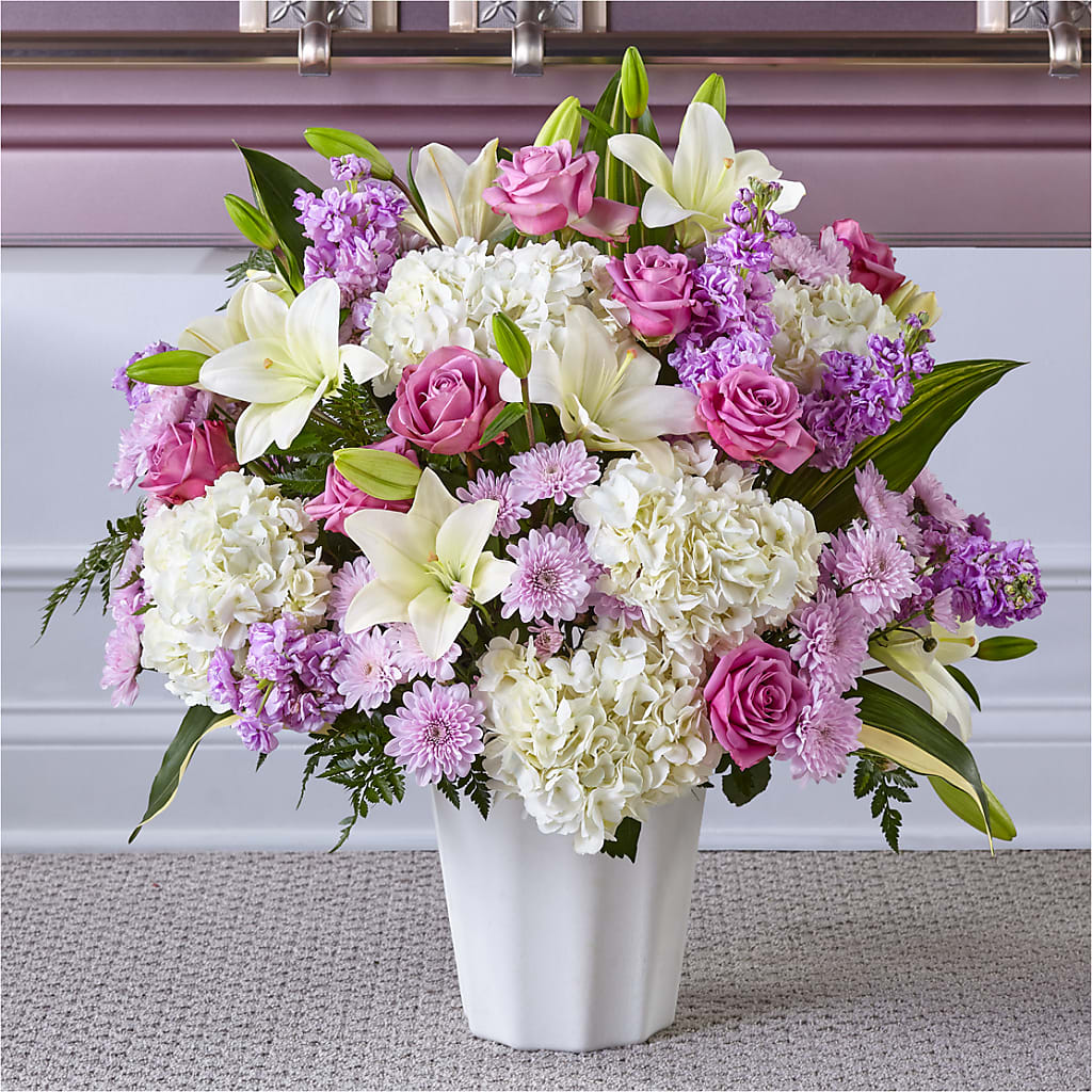 Heaven Sent Floor Basket – Sandelas Flower Shop, Chicago IL