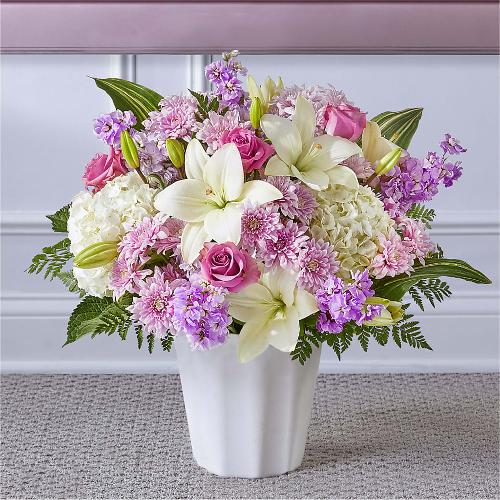 Heaven Sent Floor Basket – Sandelas Flower Shop, Chicago IL