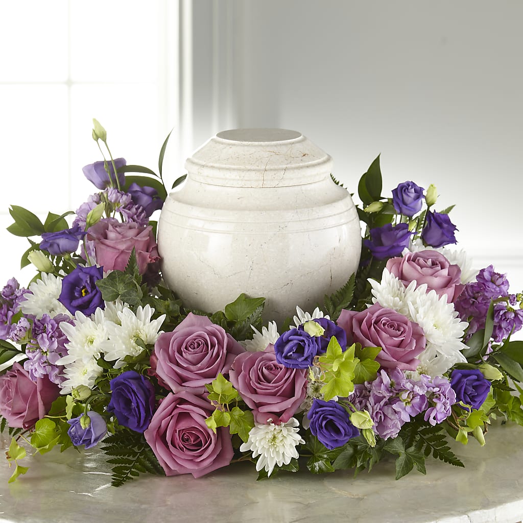 Blooming Sympathy Cremation Adornment – Sandelas Flower Shop, Chicago IL