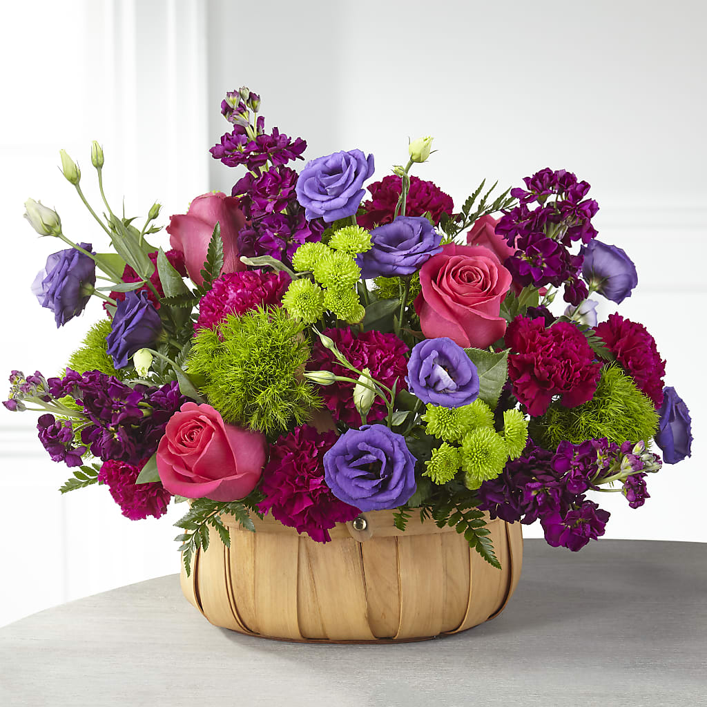 Serene Sanctuary Basket – Sandelas Flower Shop, Chicago IL