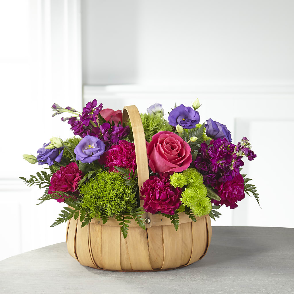 Serene Sanctuary Basket – Sandelas Flower Shop, Chicago IL
