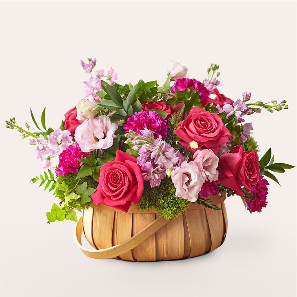 Radiance in Bloom Basket – Sandelas Flower Shop, Chicago IL