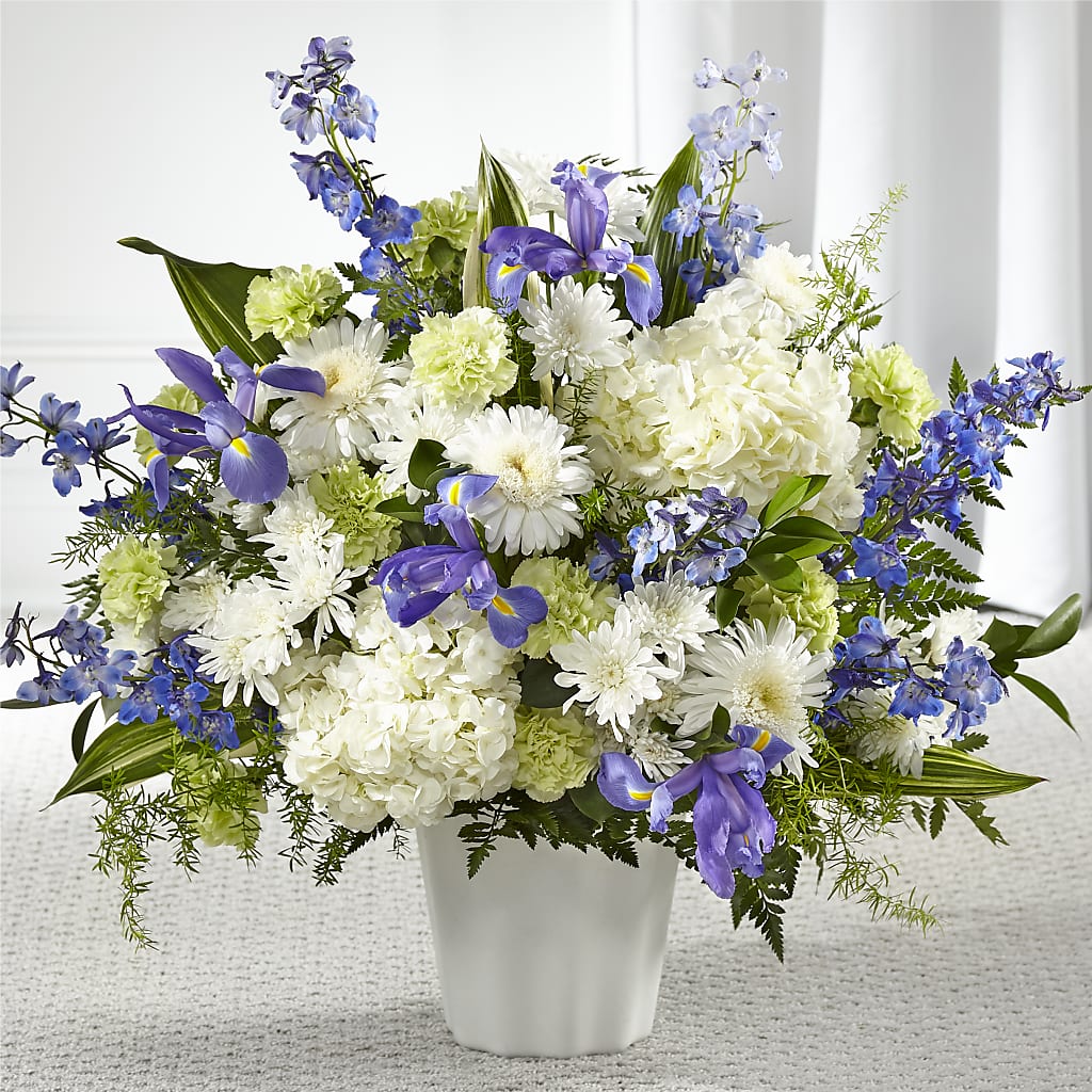 Soft Serenity Floor Basket – Sandelas Flower Shop, Chicago IL