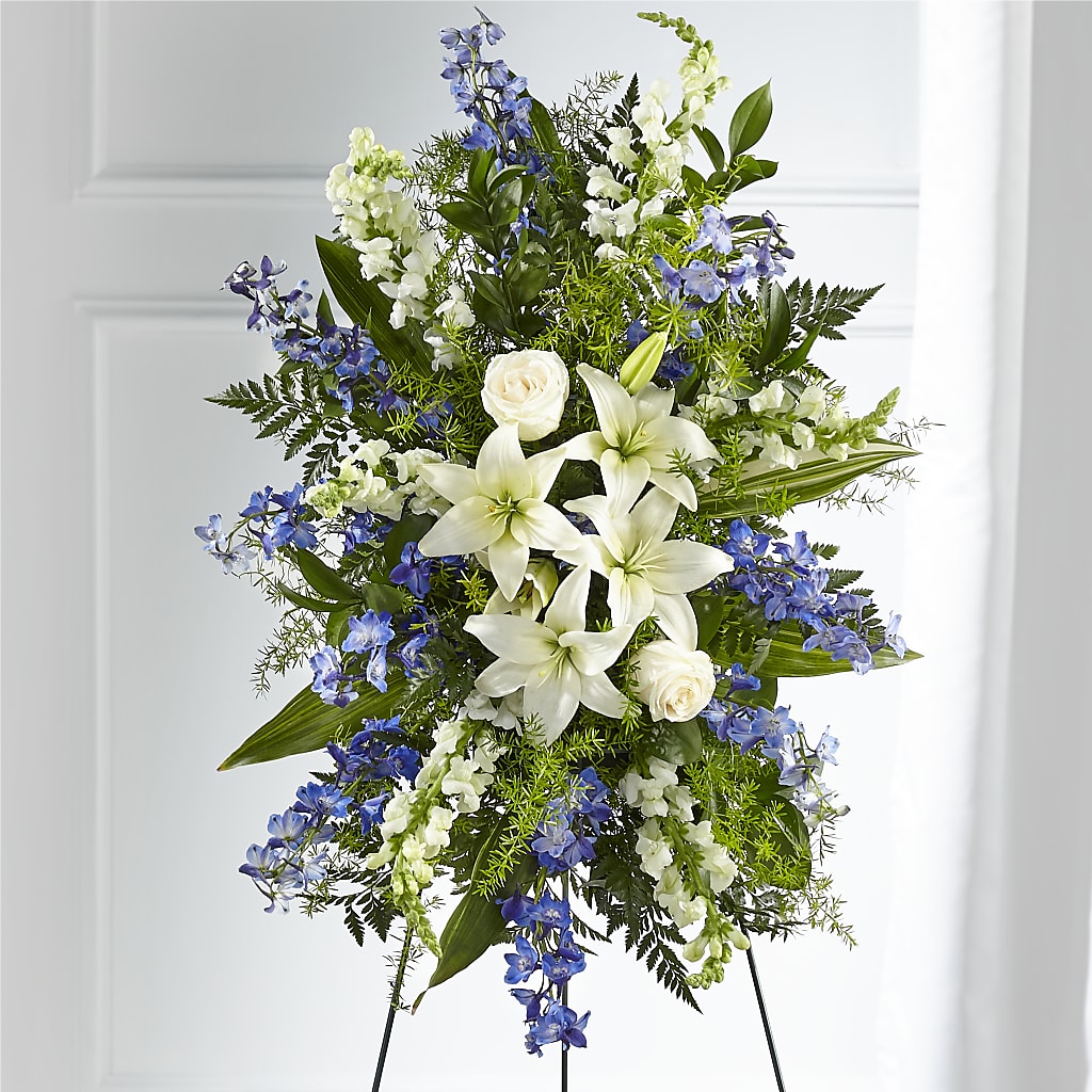 Faithful Friend Standing Spray – Sandelas Flower Shop, Chicago IL