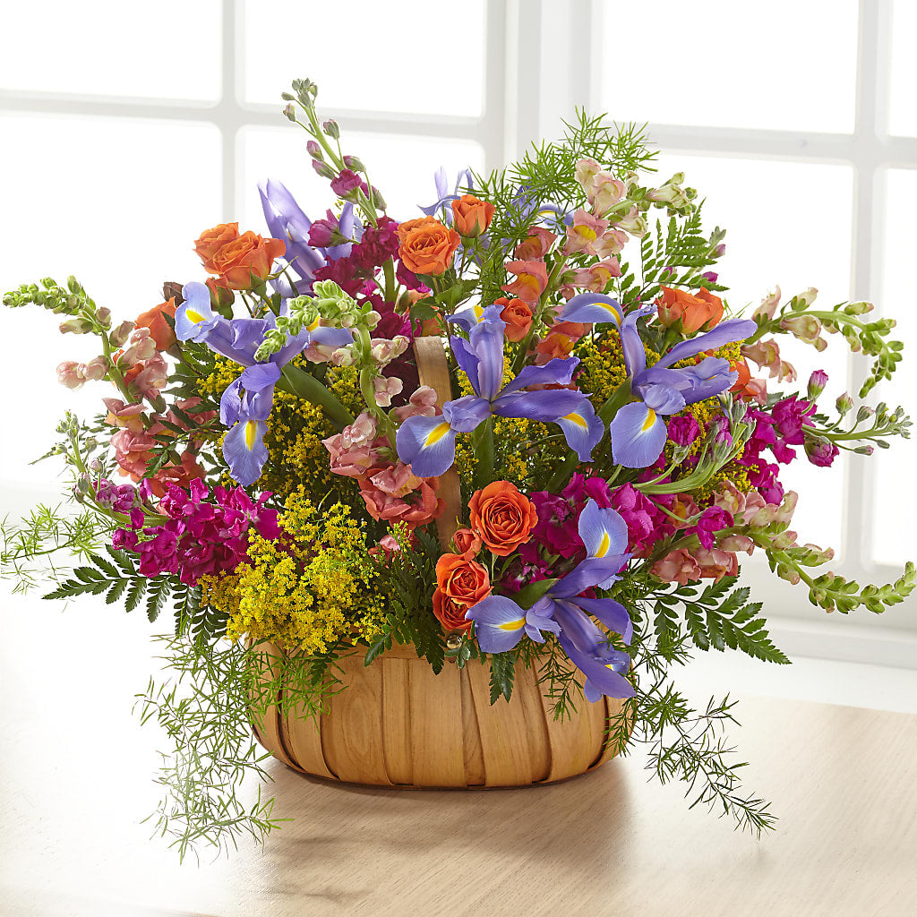 Garden of Life Basket – Sandelas Flower Shop, Chicago IL