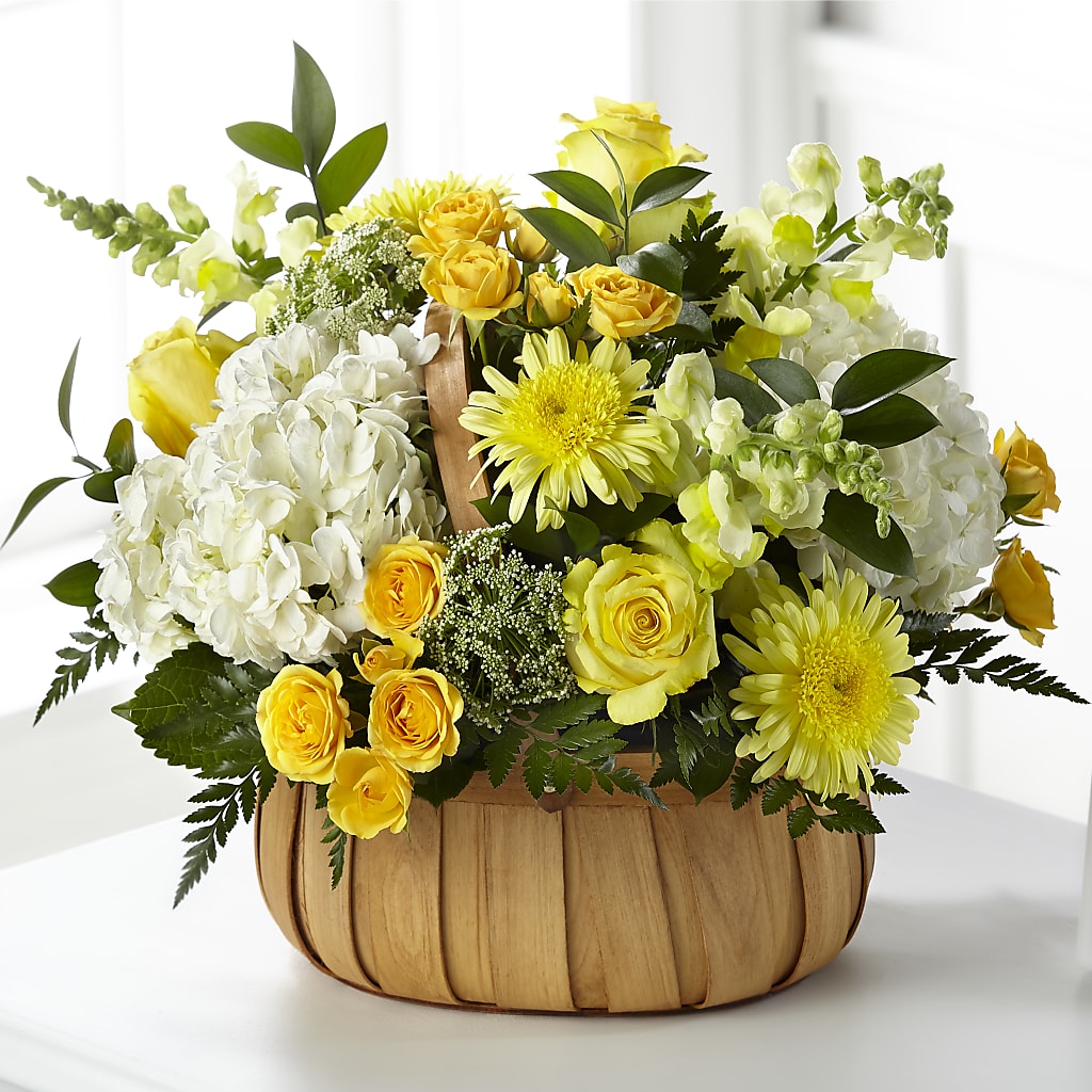 Rustic Remembrance Basket – Sandelas Flower Shop, Chicago IL