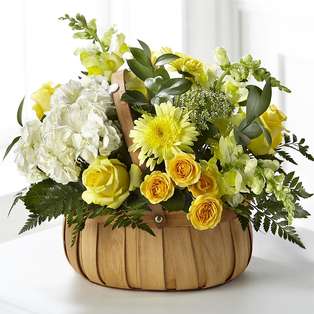 Rustic Remembrance Basket – Sandelas Flower Shop, Chicago IL