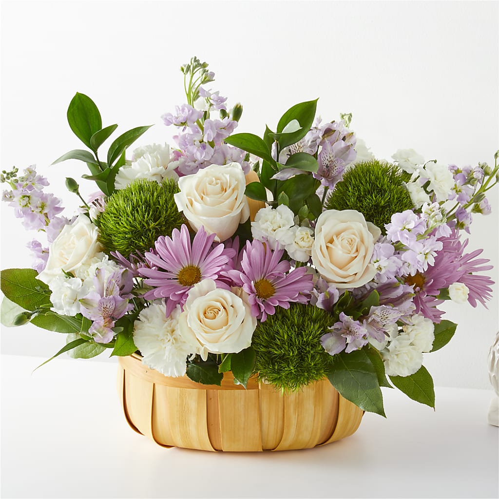 Peace & Love Basket – Sandelas Flower Shop, Chicago IL