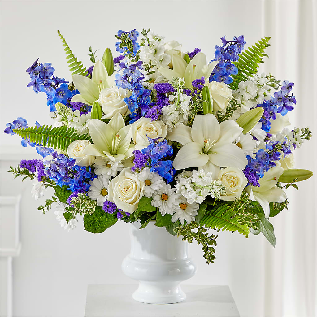 Expressions of Hope Urn Arrangement – Sandelas Flower Shop, Chicago IL