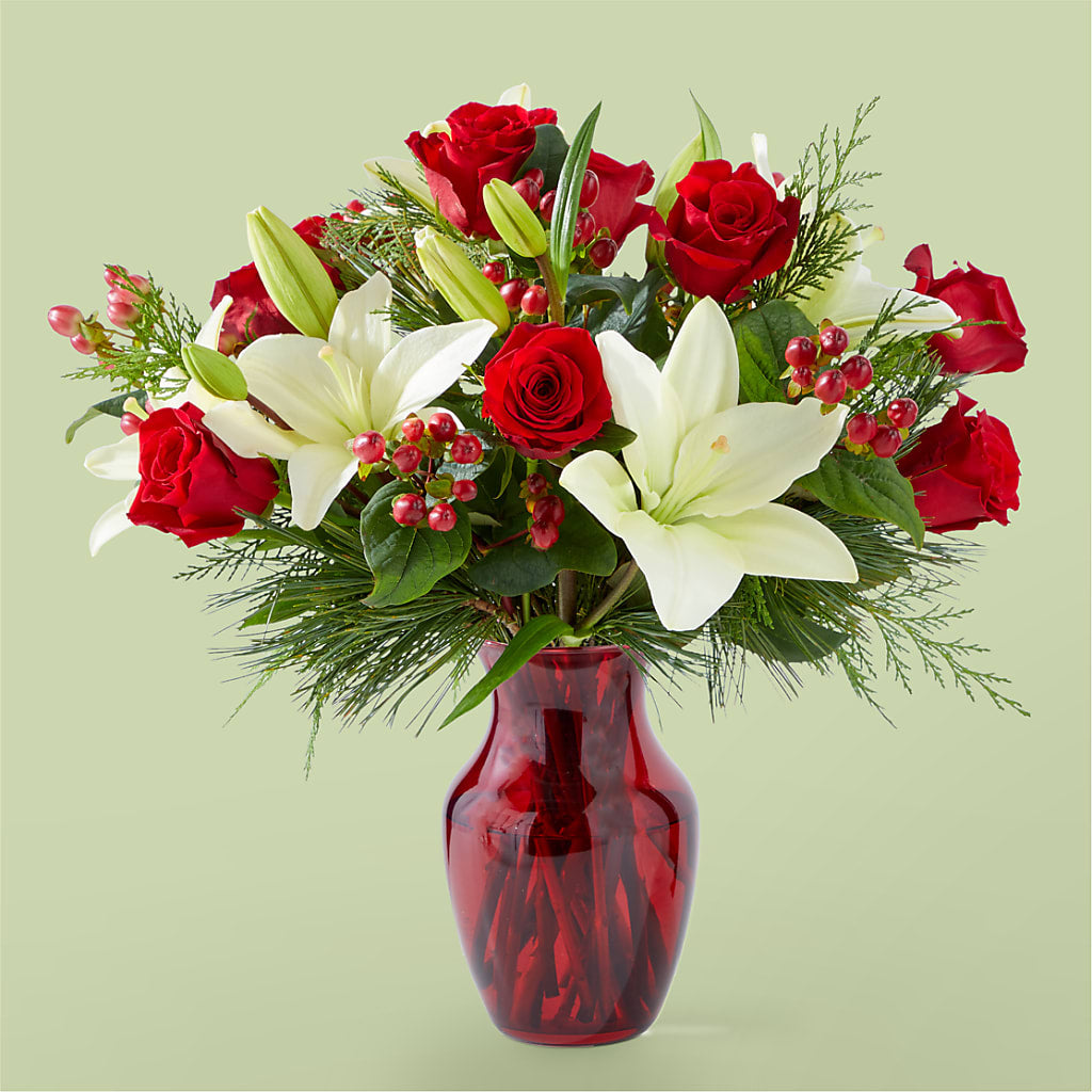 Evergreen Delight Bouquet – Sandelas Flower Shop, Chicago IL