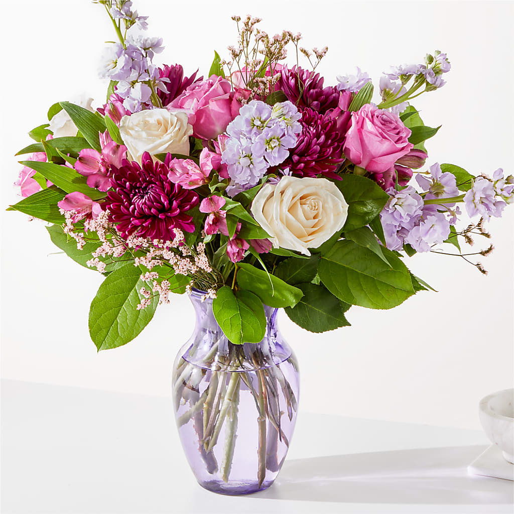 Amethyst Dreams Bouquet – Sandelas Flower Shop, Chicago IL