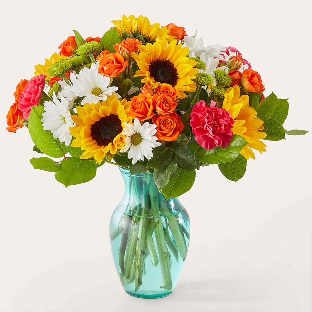 Sun-drenched Blooms Bouquet – Sandelas Flower Shop, Chicago IL