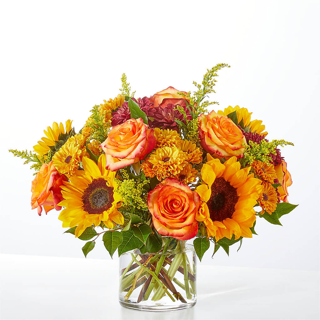Flannel Scarf Bouquet – Sandelas Flower Shop, Chicago IL