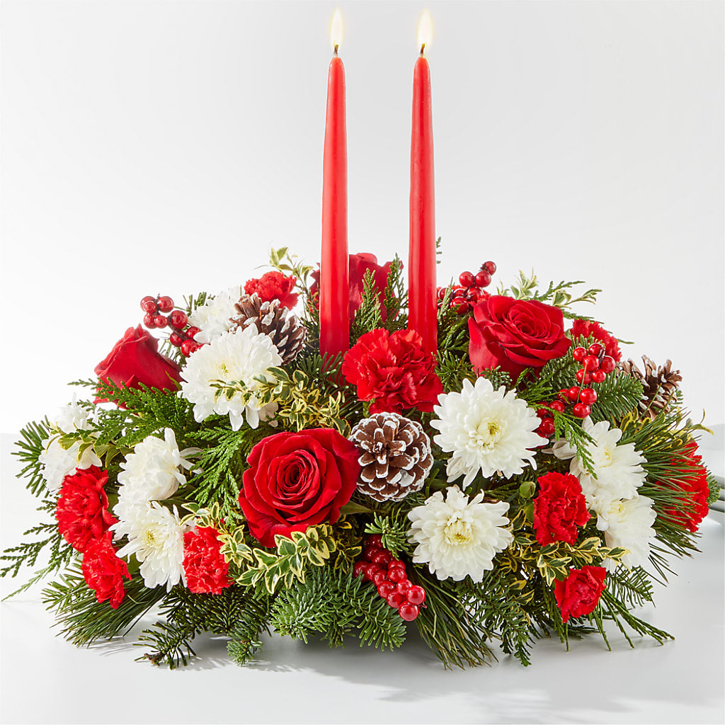 Holiday Soiree Centerpiece – Sandelas Flower Shop, Chicago IL