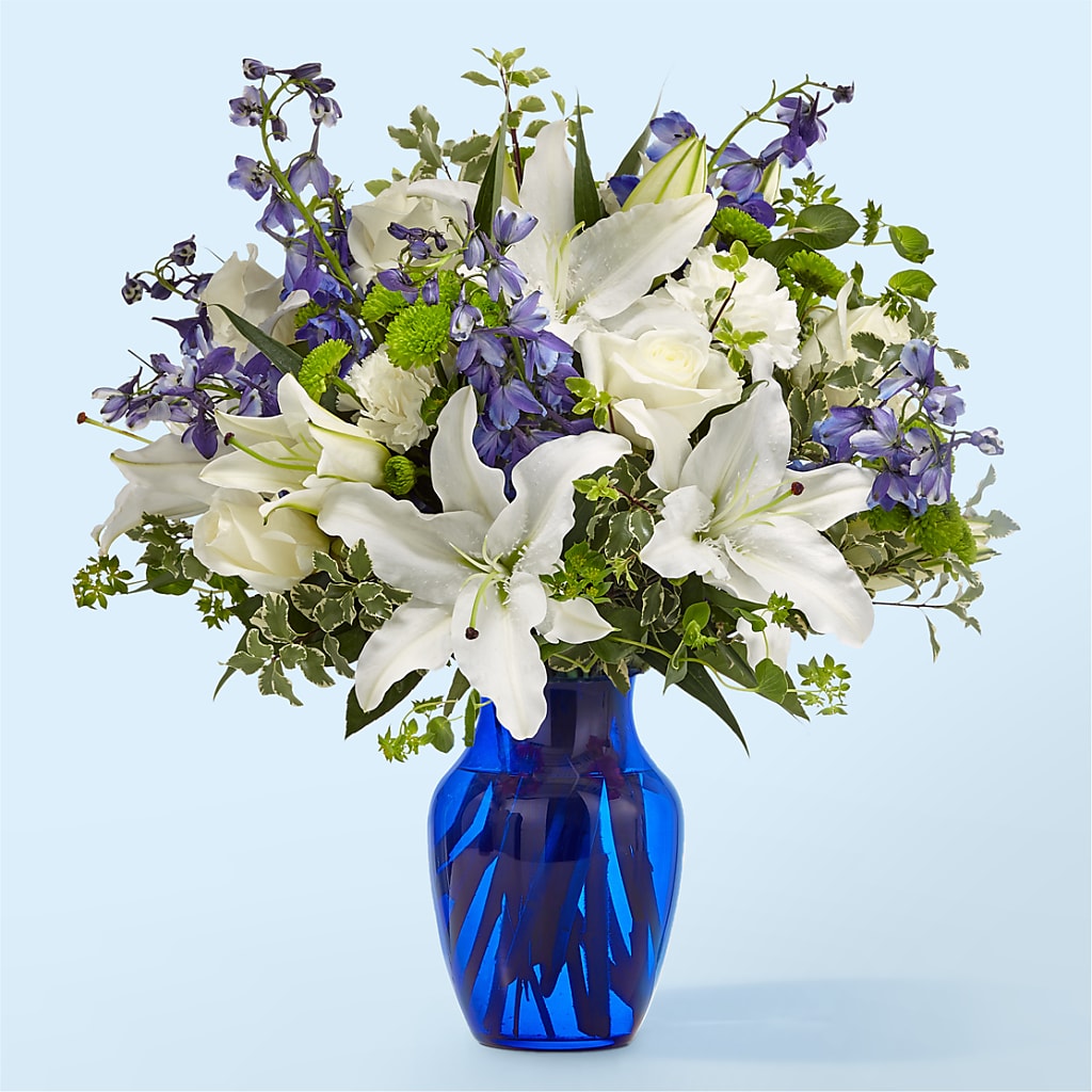 Santorini Bouquet – Sandelas Flower Shop, Chicago IL