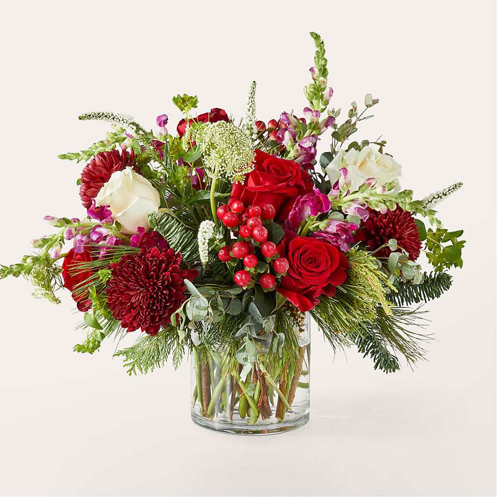 Cranberry Fizz Bouquet – Sandelas Flower Shop, Chicago IL