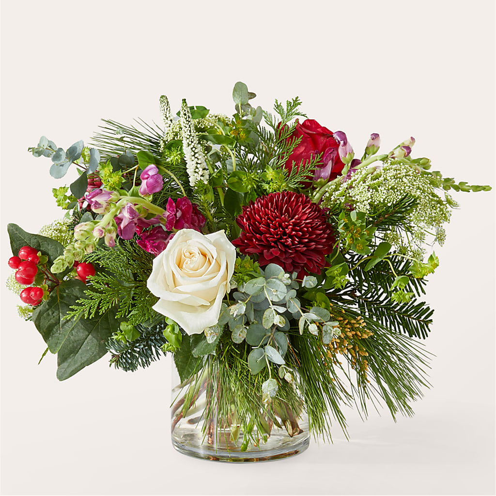 Cranberry Fizz Bouquet – Sandelas Flower Shop, Chicago IL