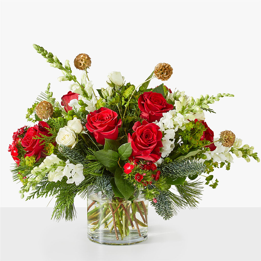 Deck the Halls Bouquet – Sandelas Flower Shop, Chicago IL